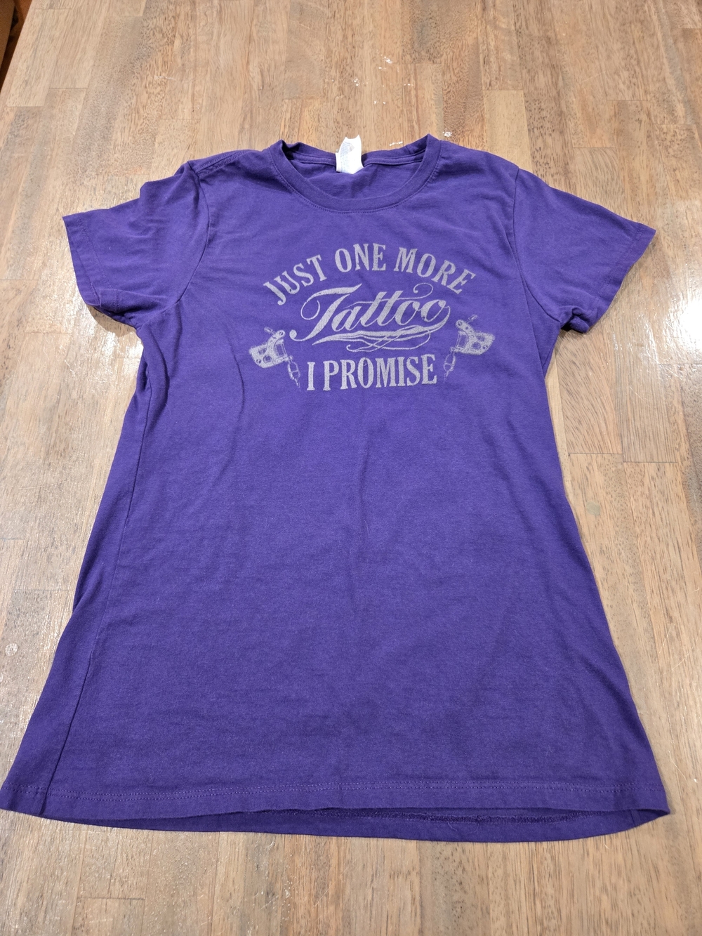 Purple Graphic Tee - Just One More Tattoo